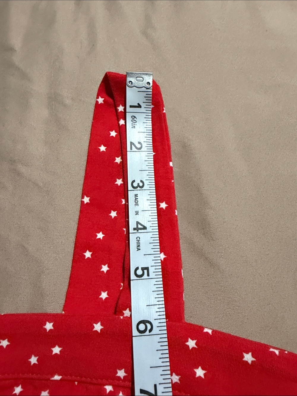 Forever 21 Red Top with White Star Print - Picture 11 of 12